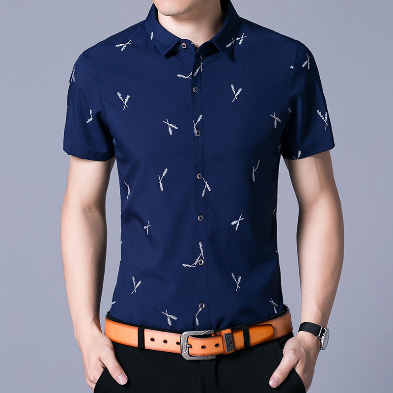 Men's Shirt Short Sleeve Business Casual