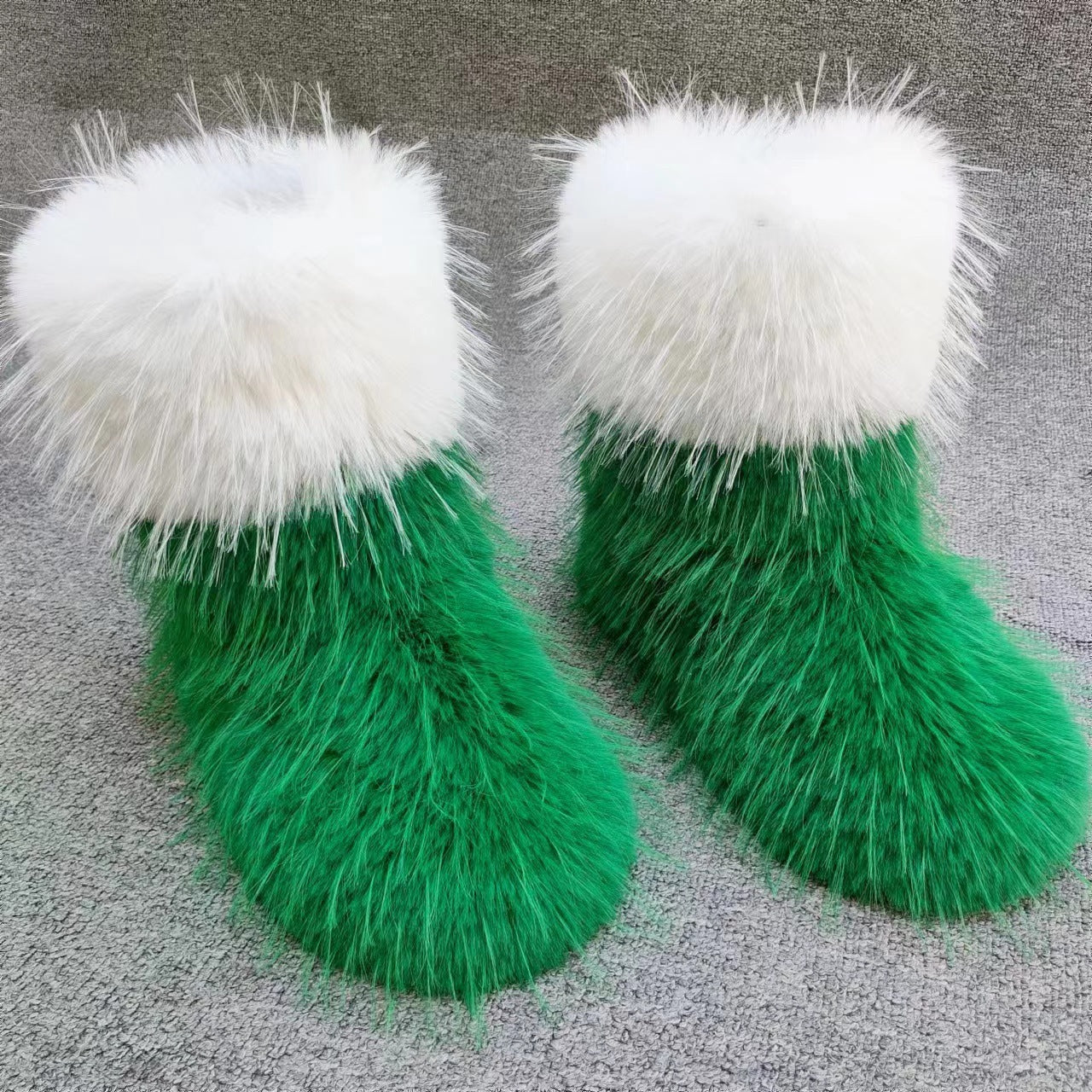 Christmas Plush Boots Suit Autumn And Winter Warm