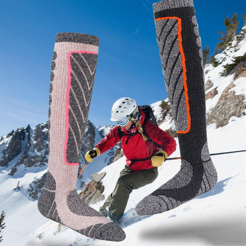 Men's And Women's Fashionable Warm Long Ski Socks