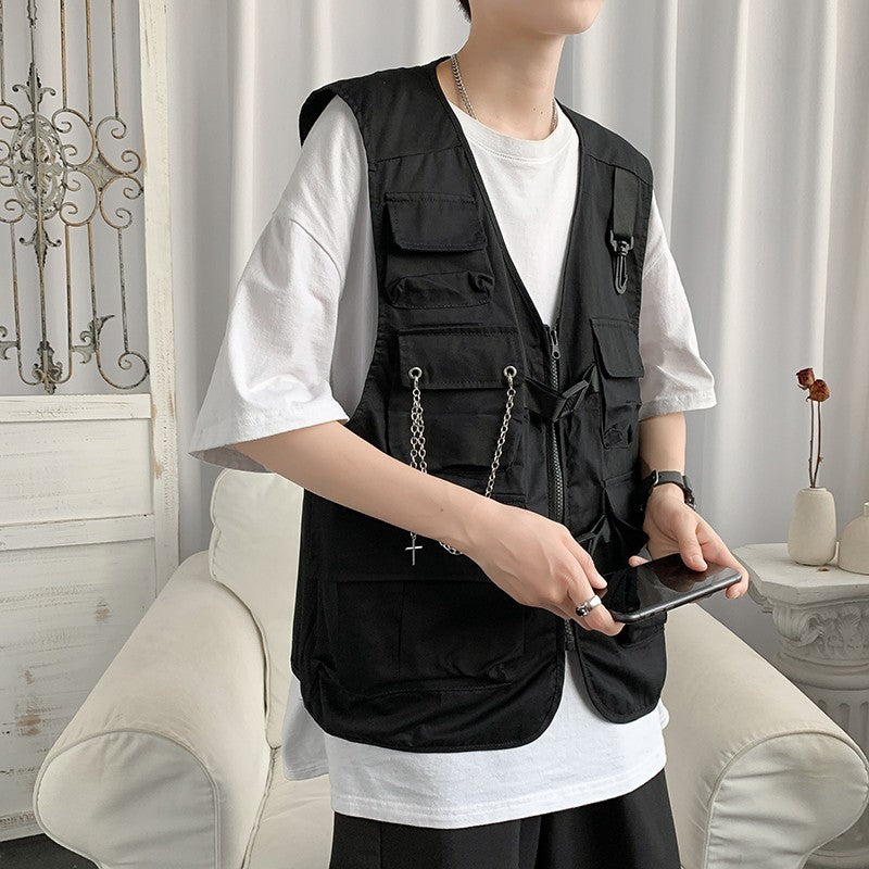 Functional Wind Tooling Tactics Sleeveless Vest