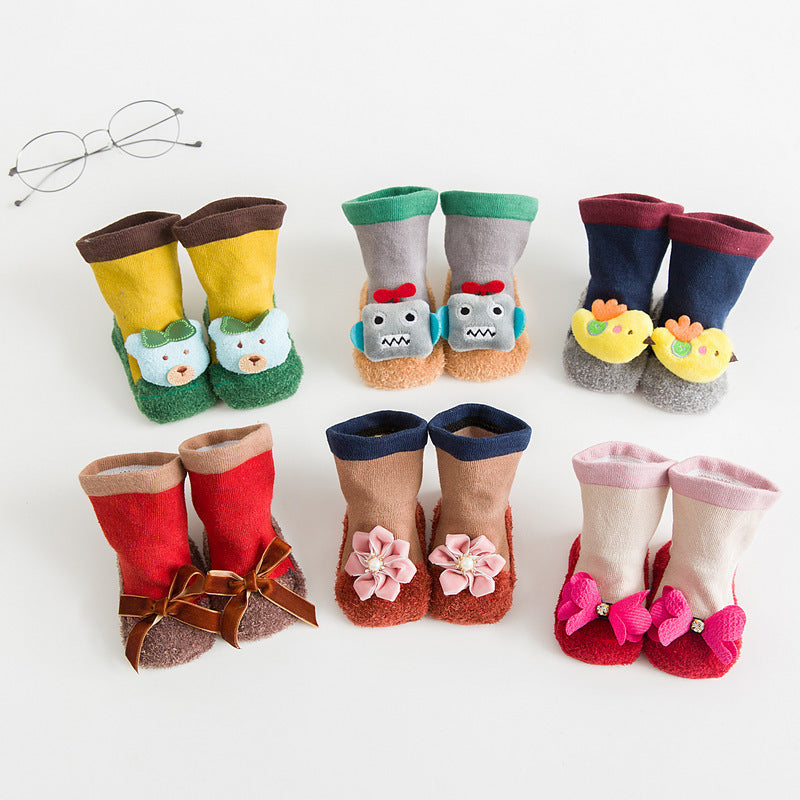 Non-slip Mid-calf Children's Floor Socks