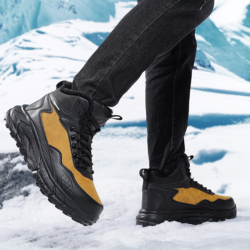 Cold And Warm High Cotton-padded Shoes Winter