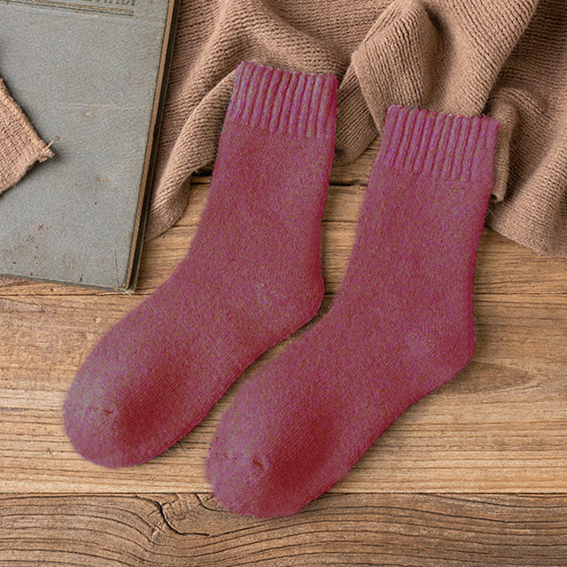 Men's And Women's Same Wool Cotton Socks