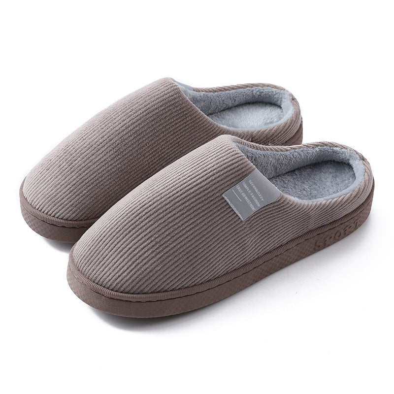 Corduroy Slippers For Women Home Shoes Men Women Couple