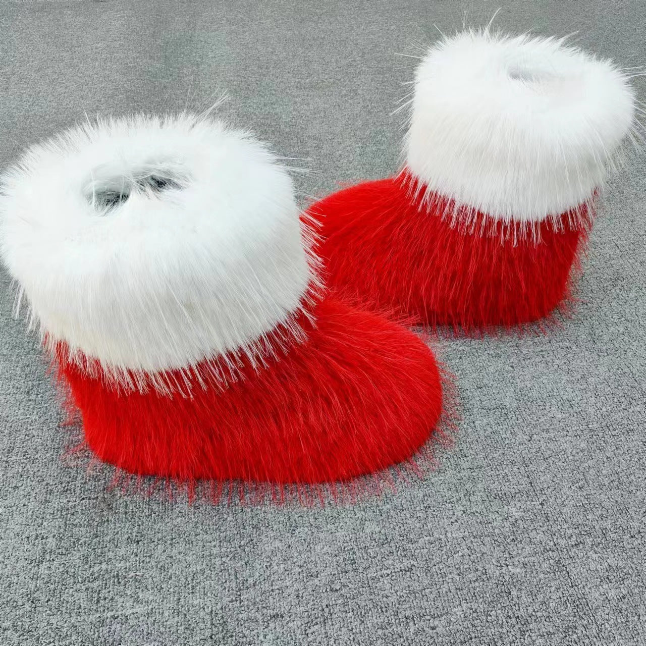 Christmas Plush Boots Suit Autumn And Winter Warm