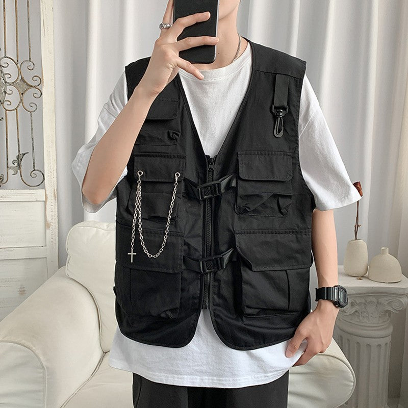 Functional Wind Tooling Tactics Sleeveless Vest