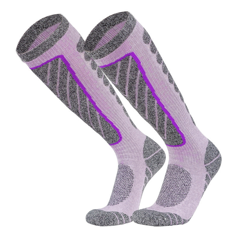 Men's And Women's Fashionable Warm Long Ski Socks